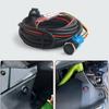 Motorcycle exhaust pipe system locomotive soundproof stainless steel valve electronic switch button control 51/60/63/70/76mm