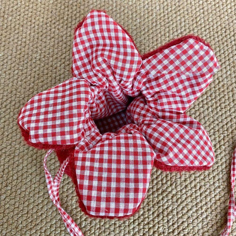 Storage Bag Plush Flower Drawstring Bag Korean Style Small Crossbody Bag Phone Bag Student