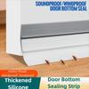 Noise Reduction Door Draft Stopper Insect Prevention Silicone Weather Stripping Self-adhesive 100cm Draught Excluder Dorm