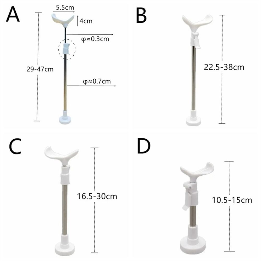 Adjustable Dolls Stand Standing Holder Doll Model Bracket Dolls Display Holder  1/6 1/4 1/3 60cm