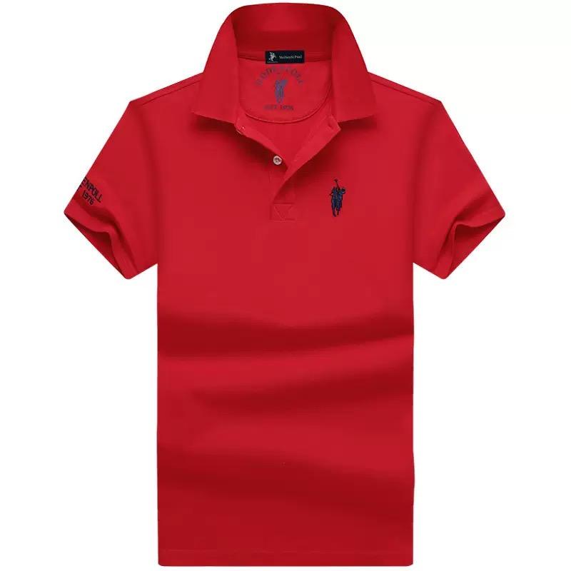 STORN Herren Poloshirts Kurzarm Business Casual Herren T-Shirts Stickerei Mann T-Shirts