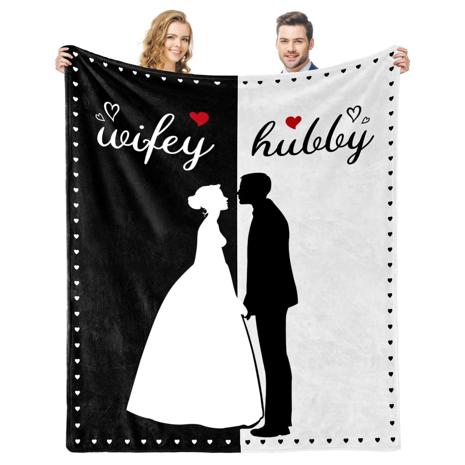 

Husband and wife gift patterns digital-printed polyester velvet flannel cover blanket Fleece soft sofa cover blankets for beds 75x90cm