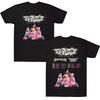 Hanabie.2026 Tour T-Shirt Hanabie.Girlgroup Metal Merch T-Shirt Sommer Unisex Damen RetroT-Shirt Lässiges Y2K Top