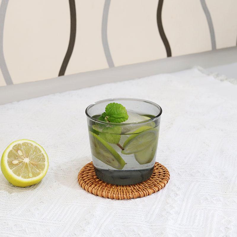 Cocktail Glass Cup Colorful High Borosilicate Juice Glass of Sparkling Water Whiskey Bottle Household Storage Drinking Glasses