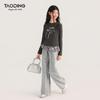 Taoding Girls' Breathable Long-Sleeve T-Shirt