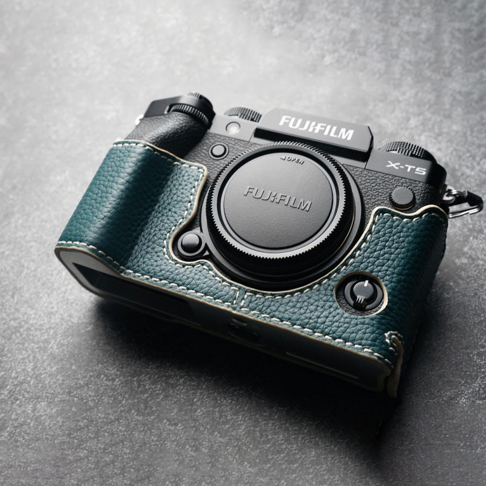 Camera Genuine Leather Cowhide Bag Body Case For Fujifilm T-X5 T X5 Tx5 Protective Sleeve Base Camera Half Protective Case