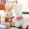 Cute Sweater Rabbit Doll Dress Rabbit Plush Toy Scarf Rabbit Claw Doll Wedding Gift
