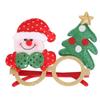 Funny Frame Santa Party Holiday Christmas Decorations Children's Glasses Elk Glasses Photo Prop