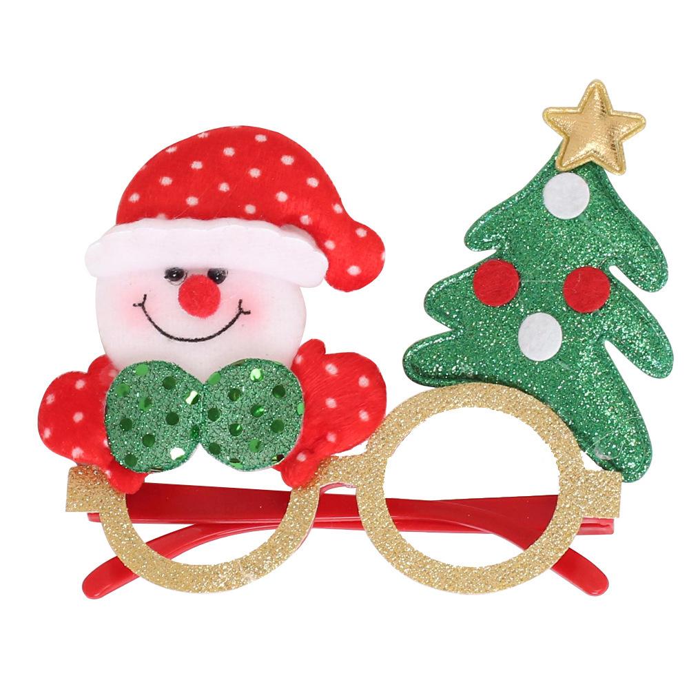 

Funny Cute Santa Frame Adults Christmas Decorations Photo Prop Elk Glasses Children s Glasses A