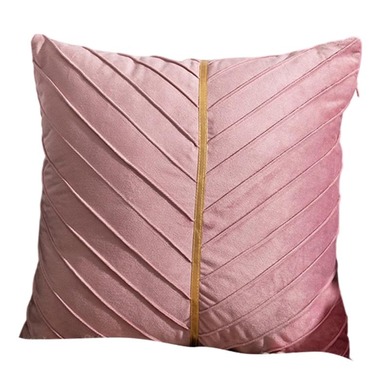 

Velvets Cushion Cover With Zippers Comfortable Fabric Ideal For Home Decoration розовый