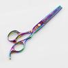 Professional 5.5 6 '' Purple Cherry Hair Scissors Haircut Thinning Barber Makas Cutting Shears Hairdresser Scissors