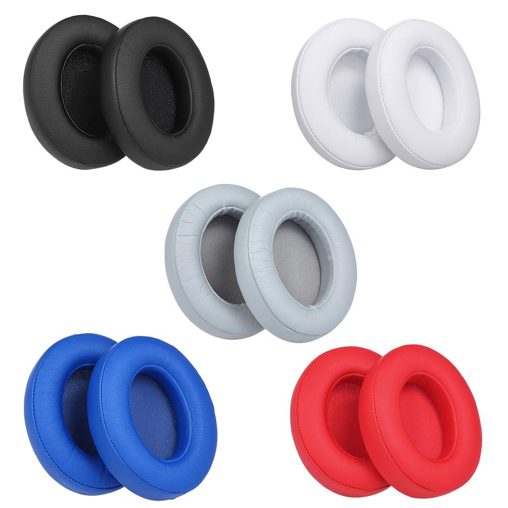 2Pcs Replacement Earpads Ear Pad Cushion for Beats Studio On Ear Wired / Wireless Headphones Black