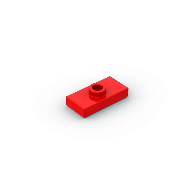

Constructing Blocks Bricks Plate Modified 1x2 featuring 1 Stud 3794 15573 Works With Assembles Particles All s