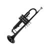 Trumpet Set B Flat Brass Replacement Musical Instrument Accessories with Storage BagBlack