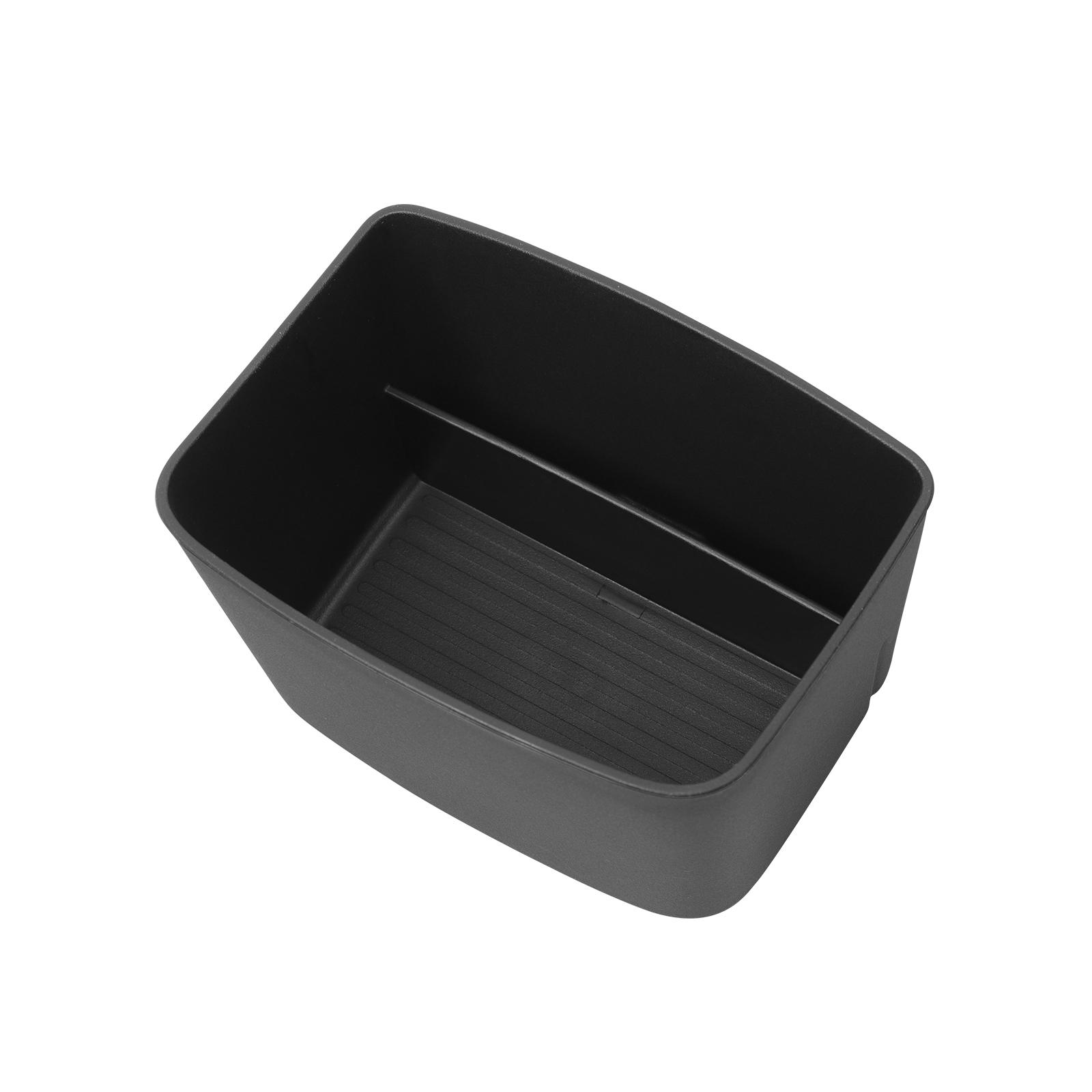 for Toyota Supra 2018- 2024 2025 Center Console Rear Storage Box TPE Car Central Tray Organizer Accessories Tidying Black