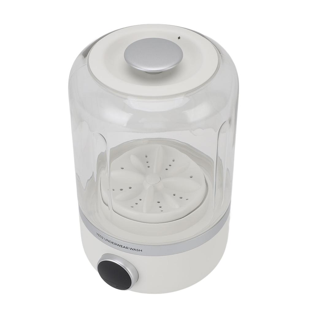 Portable Washing Machine 10W Quiet Rechargeable Mini Laundry Washer for Underwear Baby Clothes and