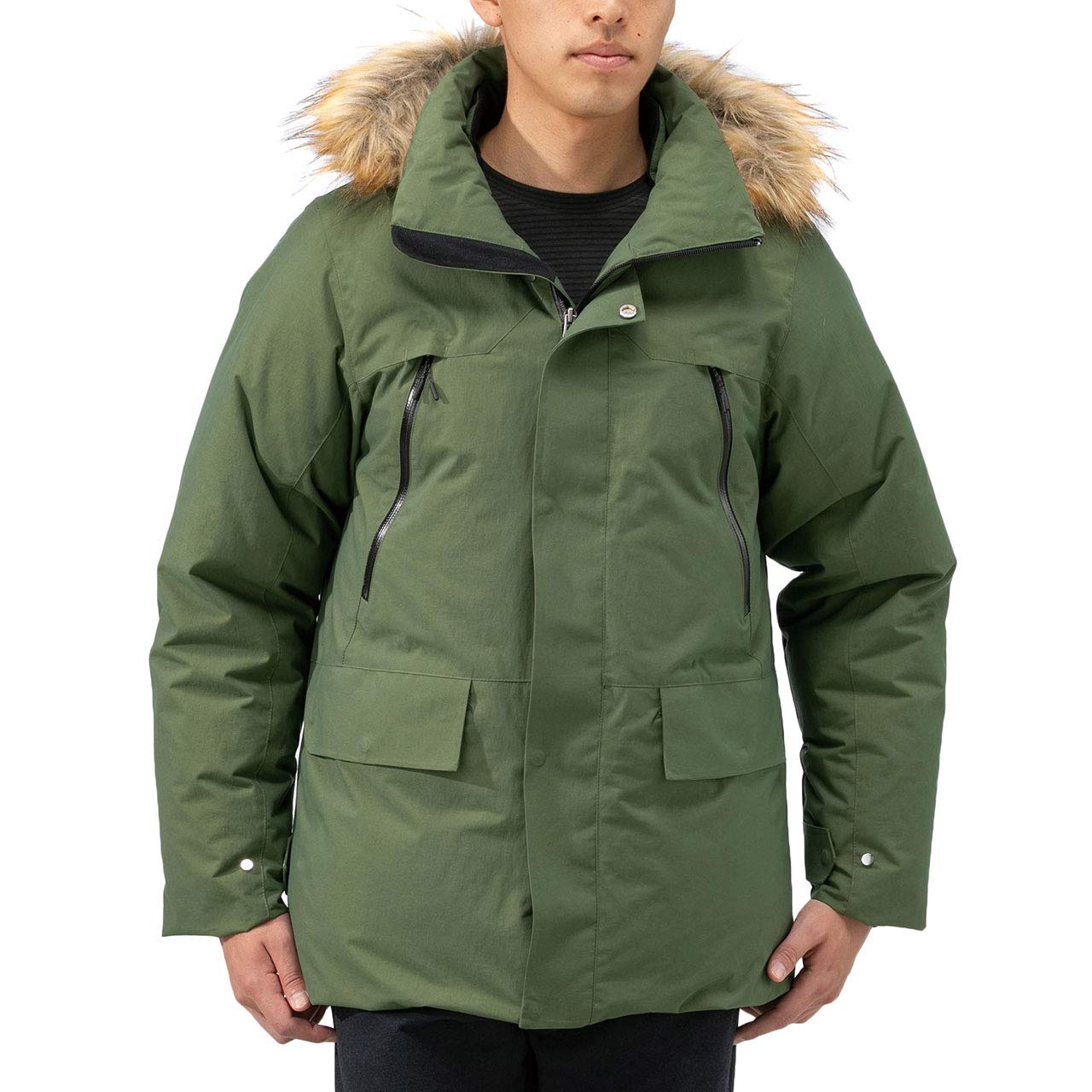 

Mizuno Breath Thermo Reflection Gear Travel Heavyweight Down Chive Size L Size Jacket, Men s, B2ME9511, Green, (Japan L)