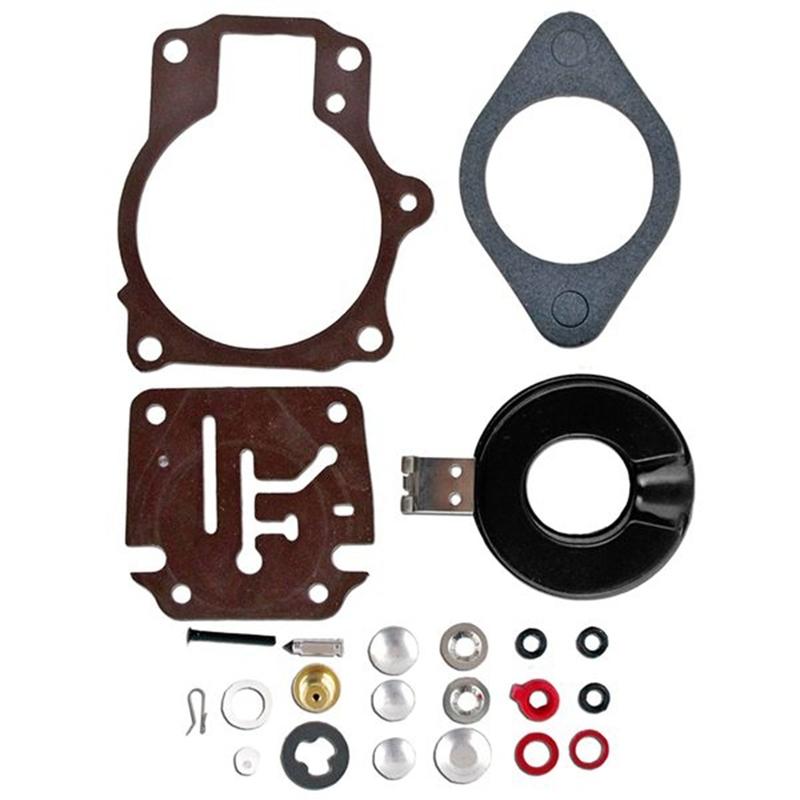A03E-3 X Carburetor Carb Rebuild Repair Kit And Float Fit For Johnson Evinrude 396701 65 70 75 HP