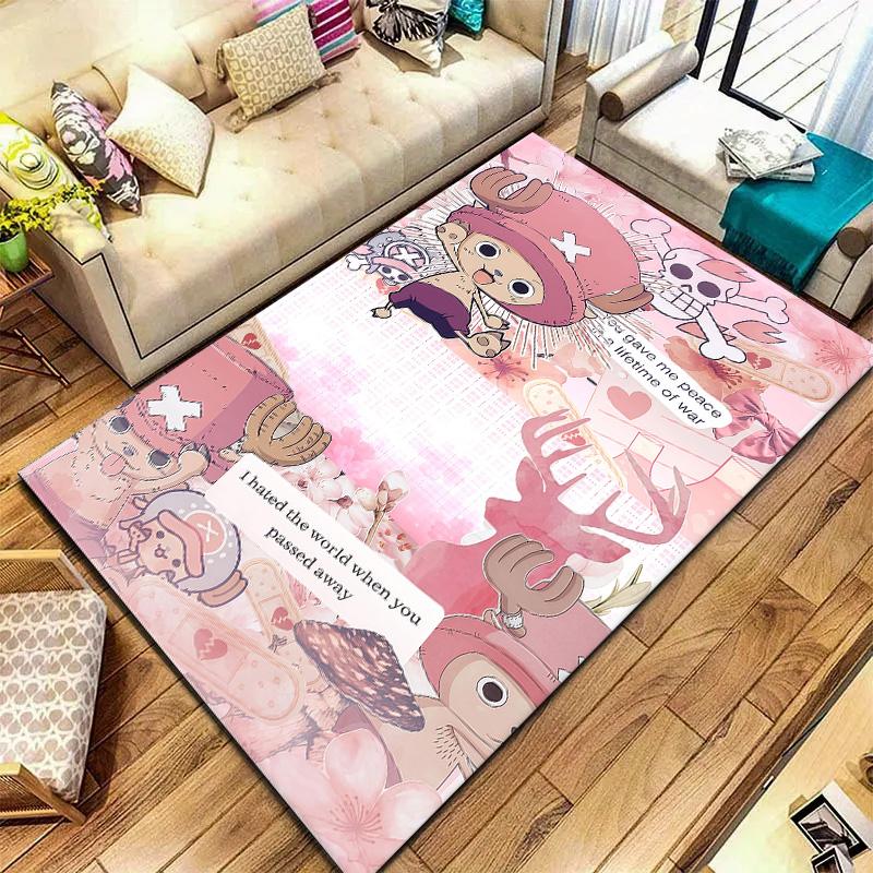 One Piece Tony Tony Chopper Carpet Rug For Living Room Bedroom Home Sofa Decoration,kids Play Nonslip Floor Mat