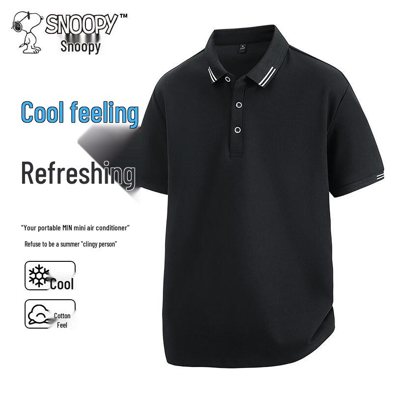 

Snoopy Men s Short Sleeve Polo Shirt M
