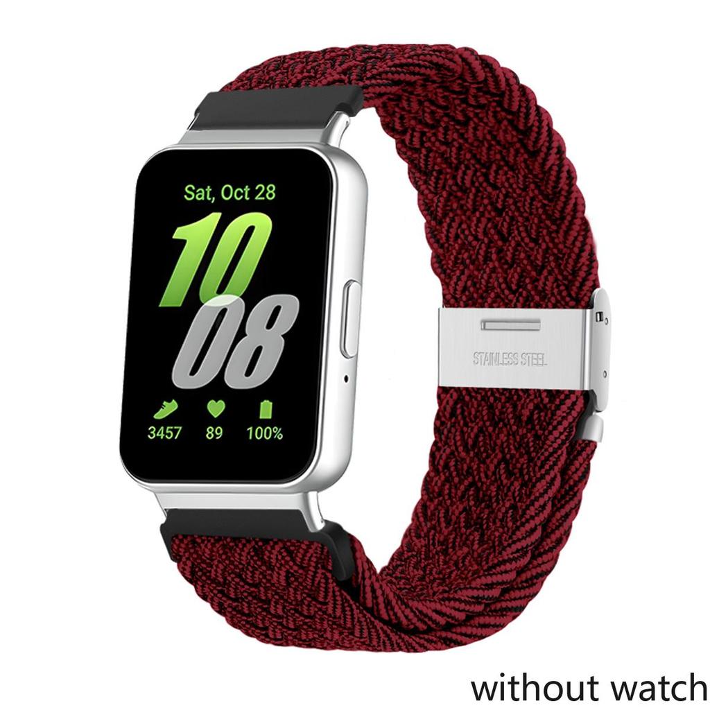 Braided Bands for Samsung Galaxy Fit 3 Sports Strap Adjustable Replacement Correa Nylon Bracelet for Samsung Galaxy Fit3 Band