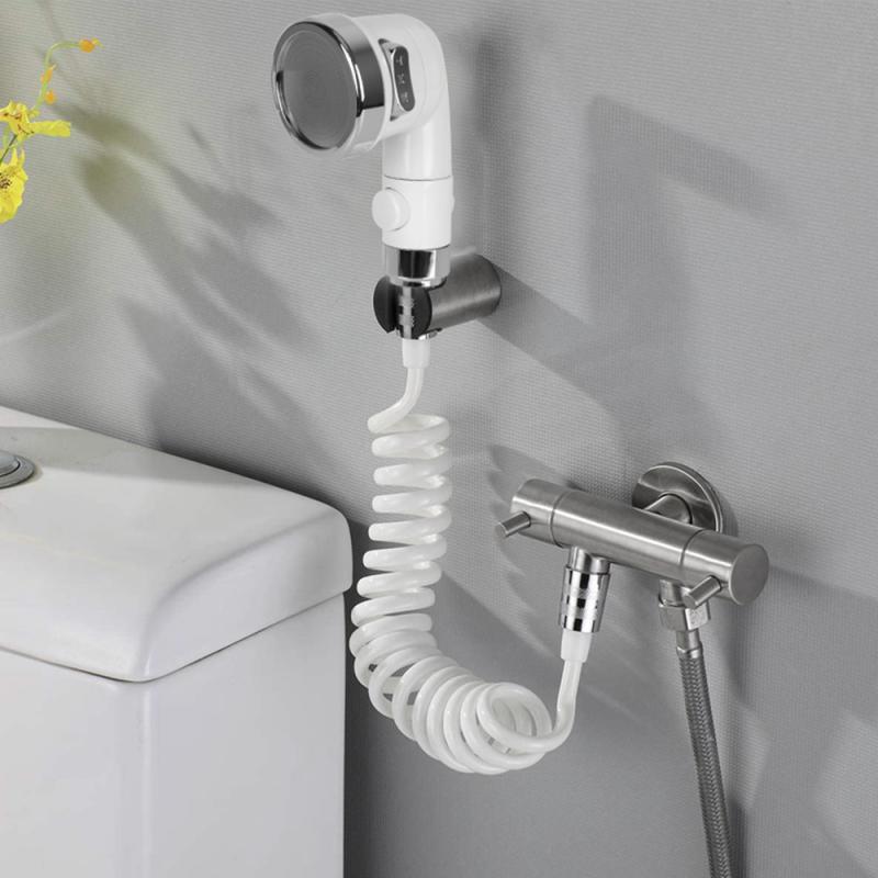 3 Mode Water Saving Shower Head, Handheld Showerhead with Faucet Adapter Set and Diverter Valve for Bathroom Kitchen