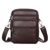 Borse a tracolla multifunzionali Pochette da cintura in pelle bovina Portamonete Moda Semplice Portatile Multitasche Casual per Sport all'aperto