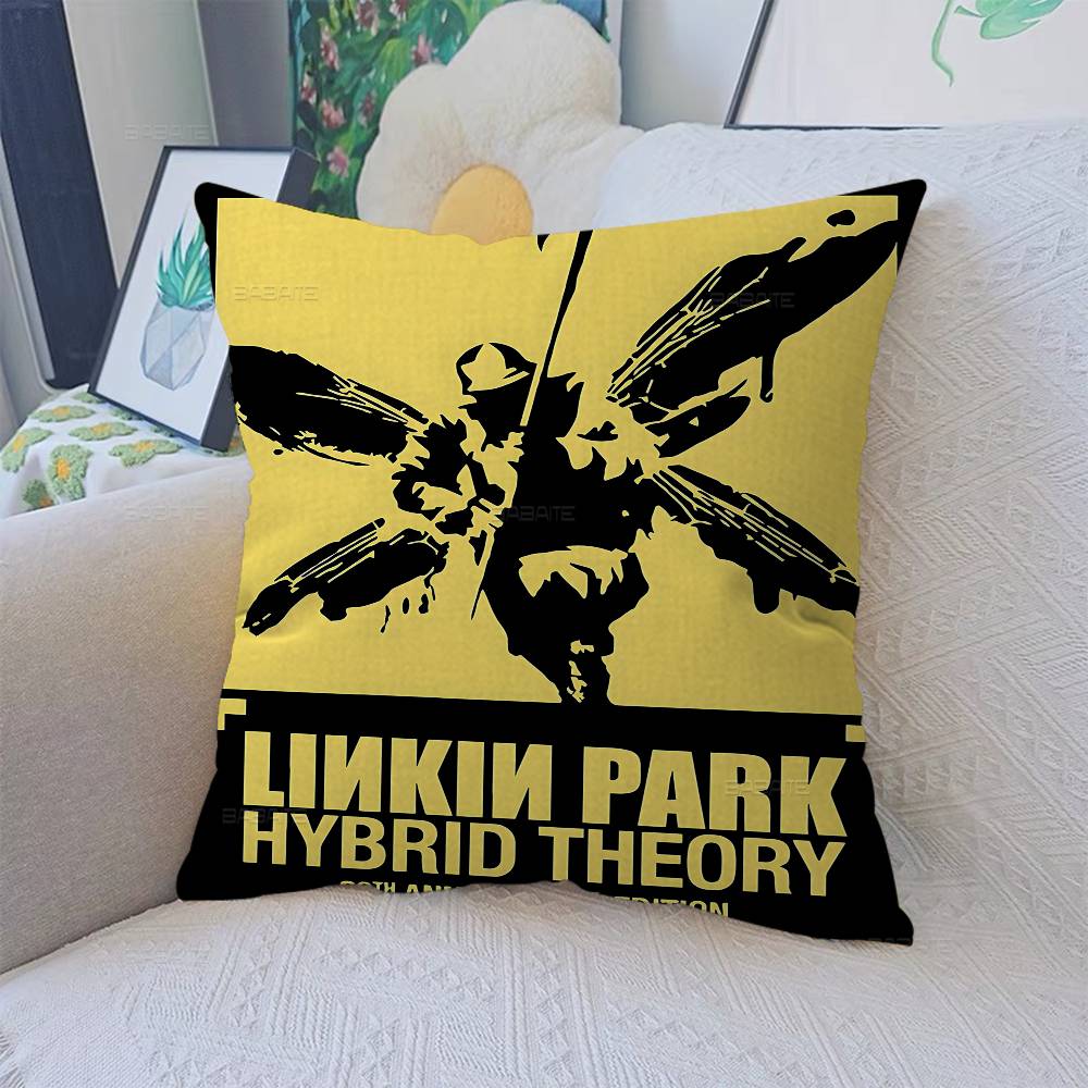 Band L-Linkin Cool P-Park Pillow Cushion Cover Pillowcase Living Room Sofa Home Decor