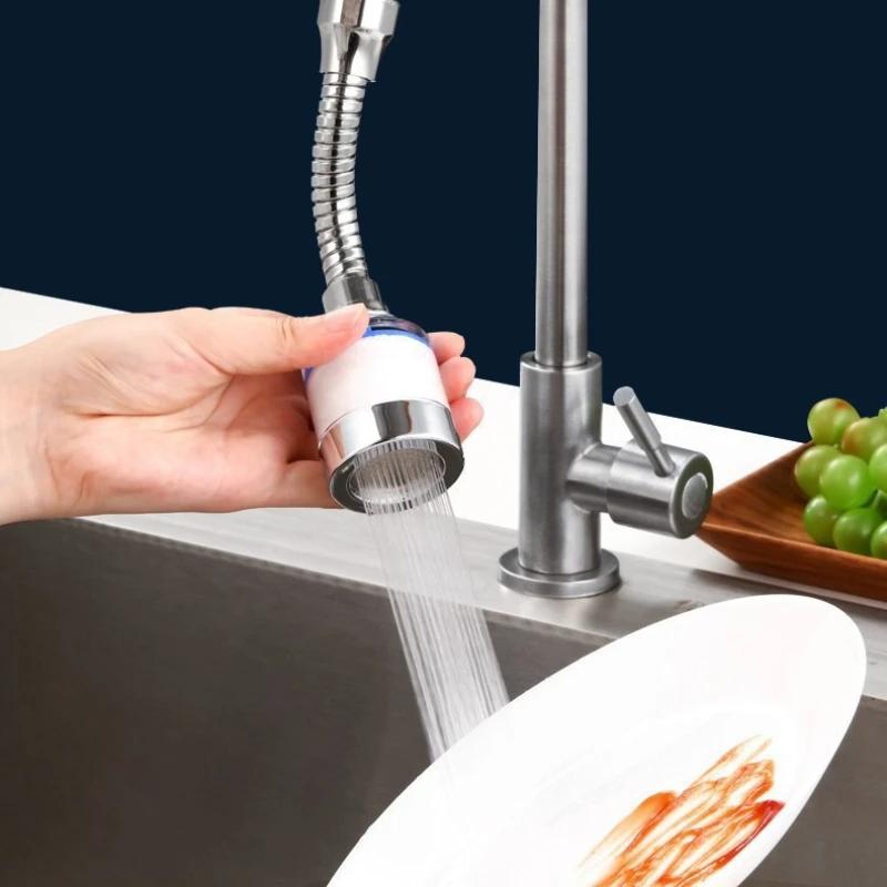 1Pc Faucet Extender Tap Water Purifier Booster Faucet Water Filtration Cartridge Faucet Splash Shower Head