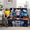 1pc Batman Villains Collage Cartoon Blanket,Portable Throw for Travel & Camping, All Season Cozy Blanket,Ideal Gift