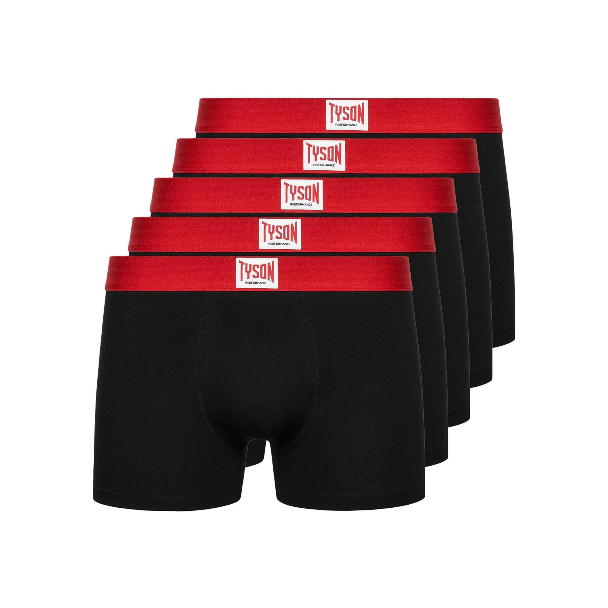 Mike Tyson Herren-Boxershorts (Packung mit 5) M schwarz