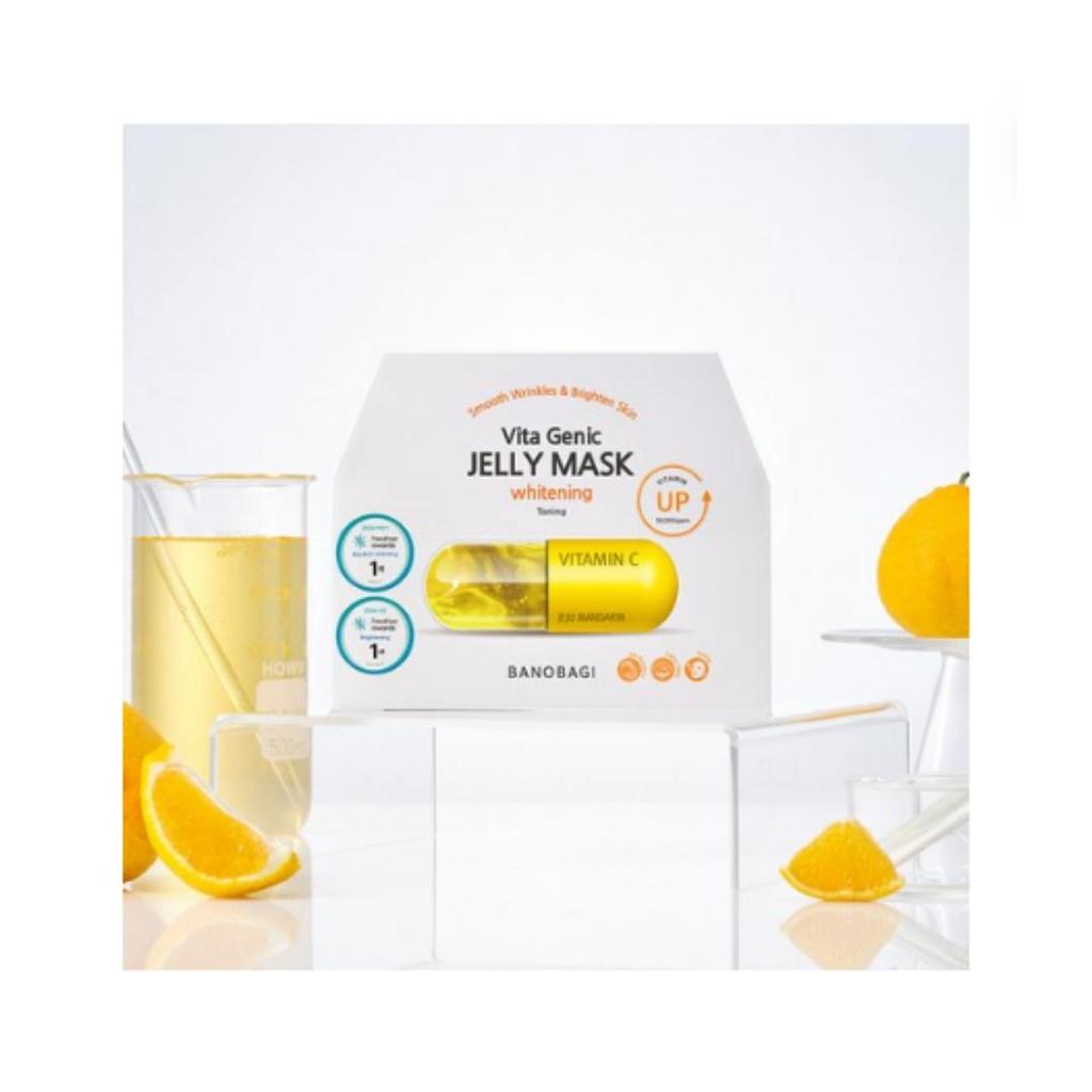 BANOBAGI Vitagenic Jelly Mask Whitening — 30 G + 10 Sheets (1 Box)