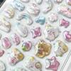 Autocollants Populaires 2026 3D Arc-en-ciel En relief - Autocollants Animaux Mignons Idéal pour les Agendas, Fournitures Scolaires & Idées Cadeaux pour Enfants