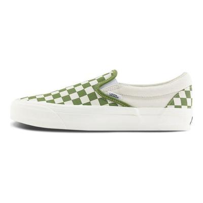 Premium Slip On 98 'Checkerboard Pesto Green' VN000CSECIB