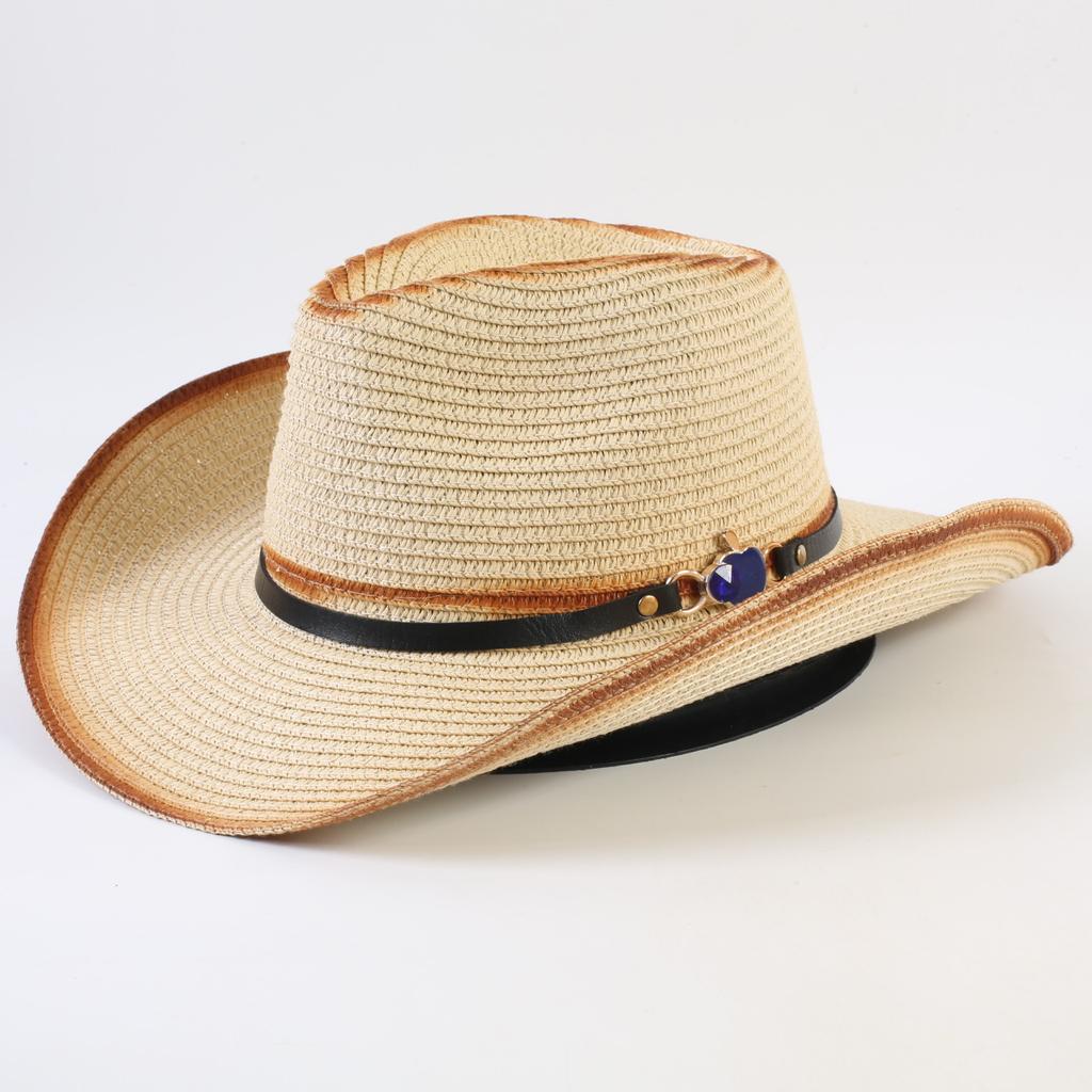 Bestselling Western Cowboy Hats for Men and Women, Fashionable Sunshade Straw Hats, Outdoor Western Cowboy Hats