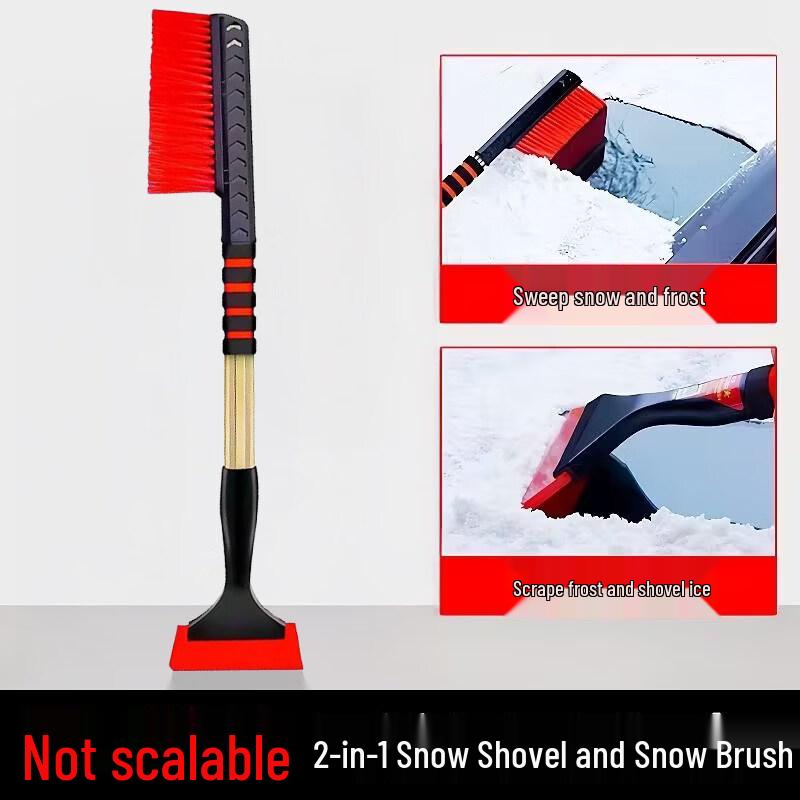 Aluminum Alloy 3-in-1 Car Snow Shovel