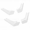 RV Rain Gutter Spout Plastic High Efficiency RV Exterior Roof Rainwater Protector for Trailers Camping Trucks White