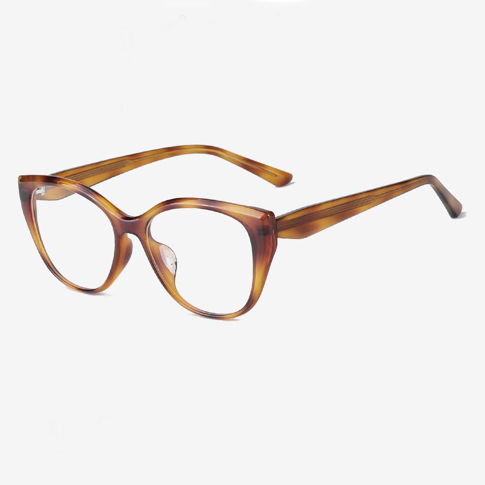 

Blue Light Blocking Eyeglasses Transparent Grey TR90 Frame Designer Eye Wear Retro Style Modern Oversized Eyewear