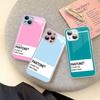 Pantone Candy Color Tempered Glass For Iphone 14 13 12 11 Pro Mini XS MAX 14Plus X XS XR Fundas