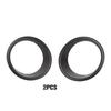 2X Mesh Grille Protective Cover Decorative Ring Fine Workmanship Long-lasting Upgraded Fittings Vehicle Accessories
