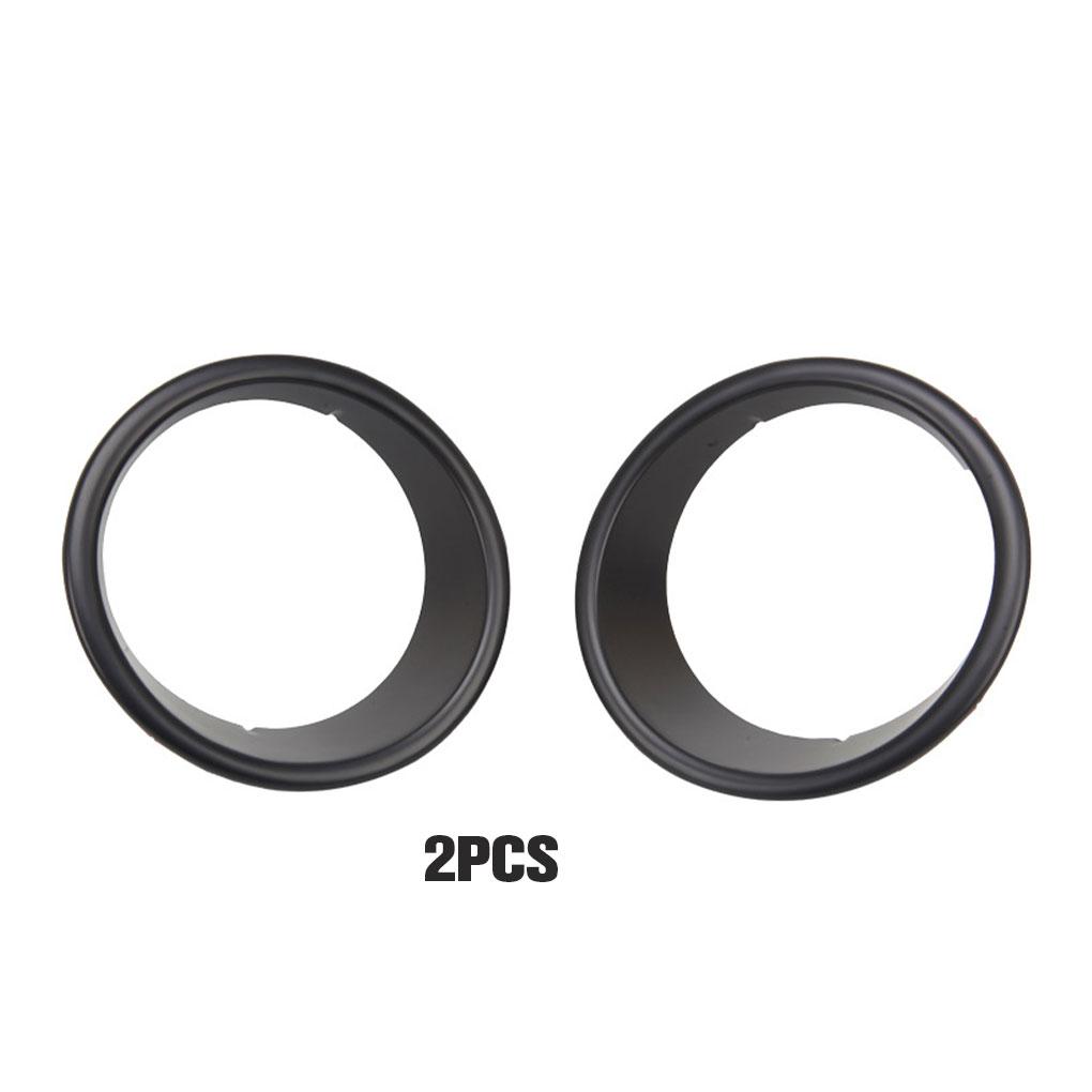 2X Mesh Grille Protective Cover Decorative Ring Fine Workmanship Long-lasting Upgraded Fittings Vehicle Accessories