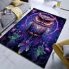 Owl Dream Catcher Creative Print Carpet for Living Room Bedroom Bedside Sofa Table Floor Mat Home Area Rug Decoration
