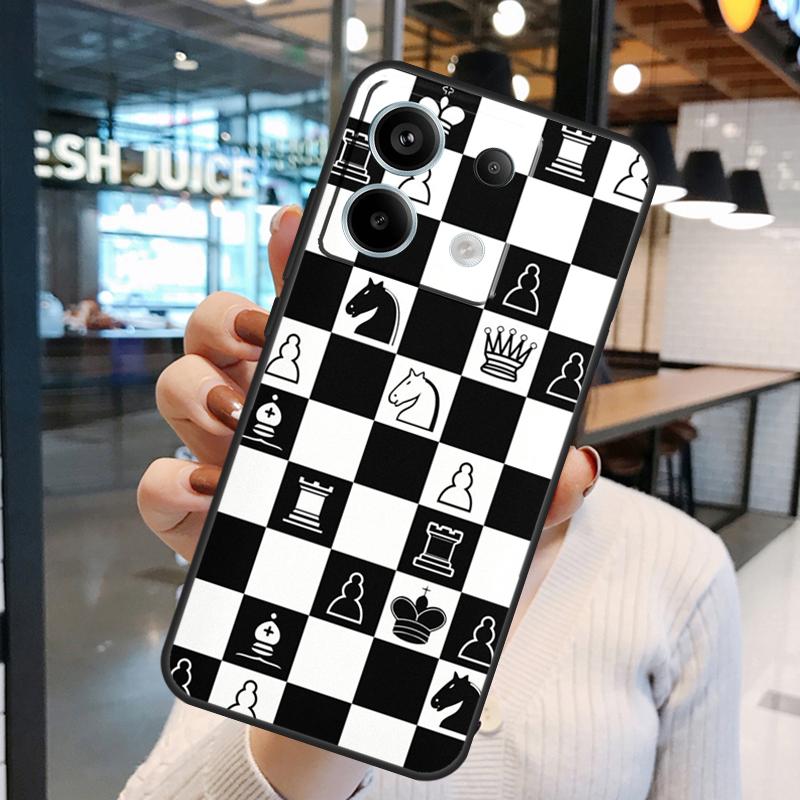

Chess Board Dark Horse Funda For Xiaomi Redmi Note 13 Pro 12 11 9 10 Pro 12S 11S 10S Redmi 13 12 10C 12C 13C Case Redmi Note 13ProPlus