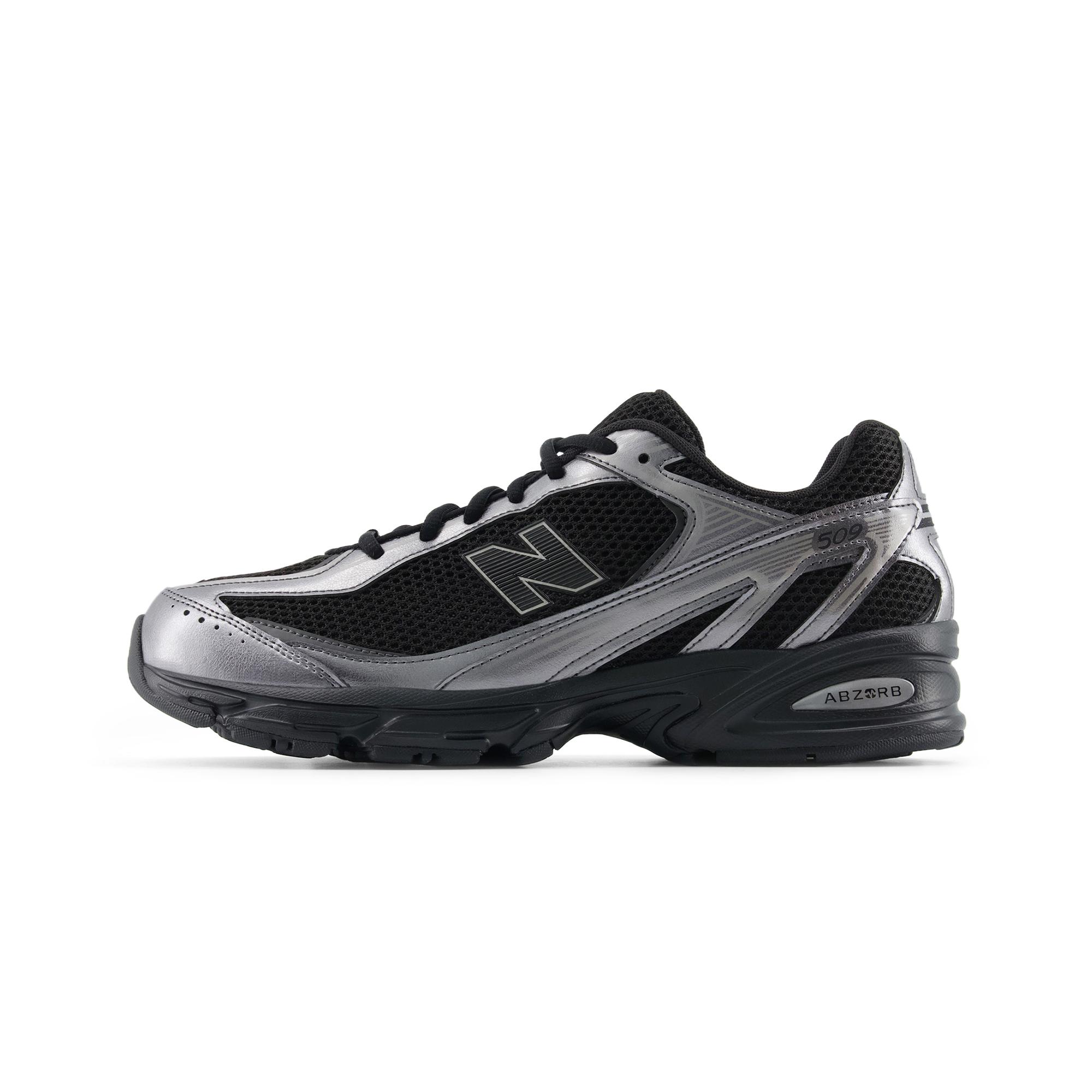 New Balance NB 509 Running Shoes Unisex Mid Top Black/Silver U5095A2 45