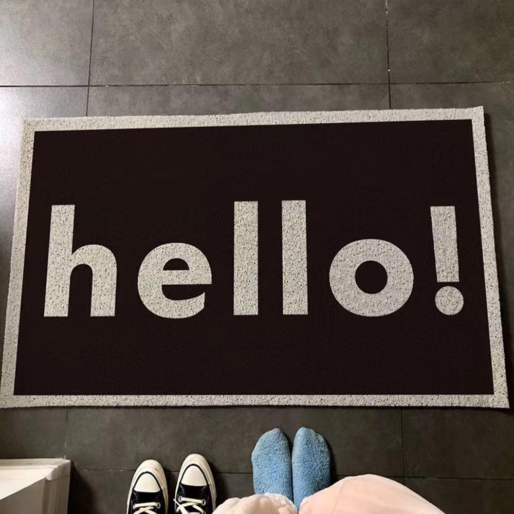Durable Non-Slip Dirt-Resistant Entrance Mat - Wear-Resistant, Cuttable Silk Loop for Hallways