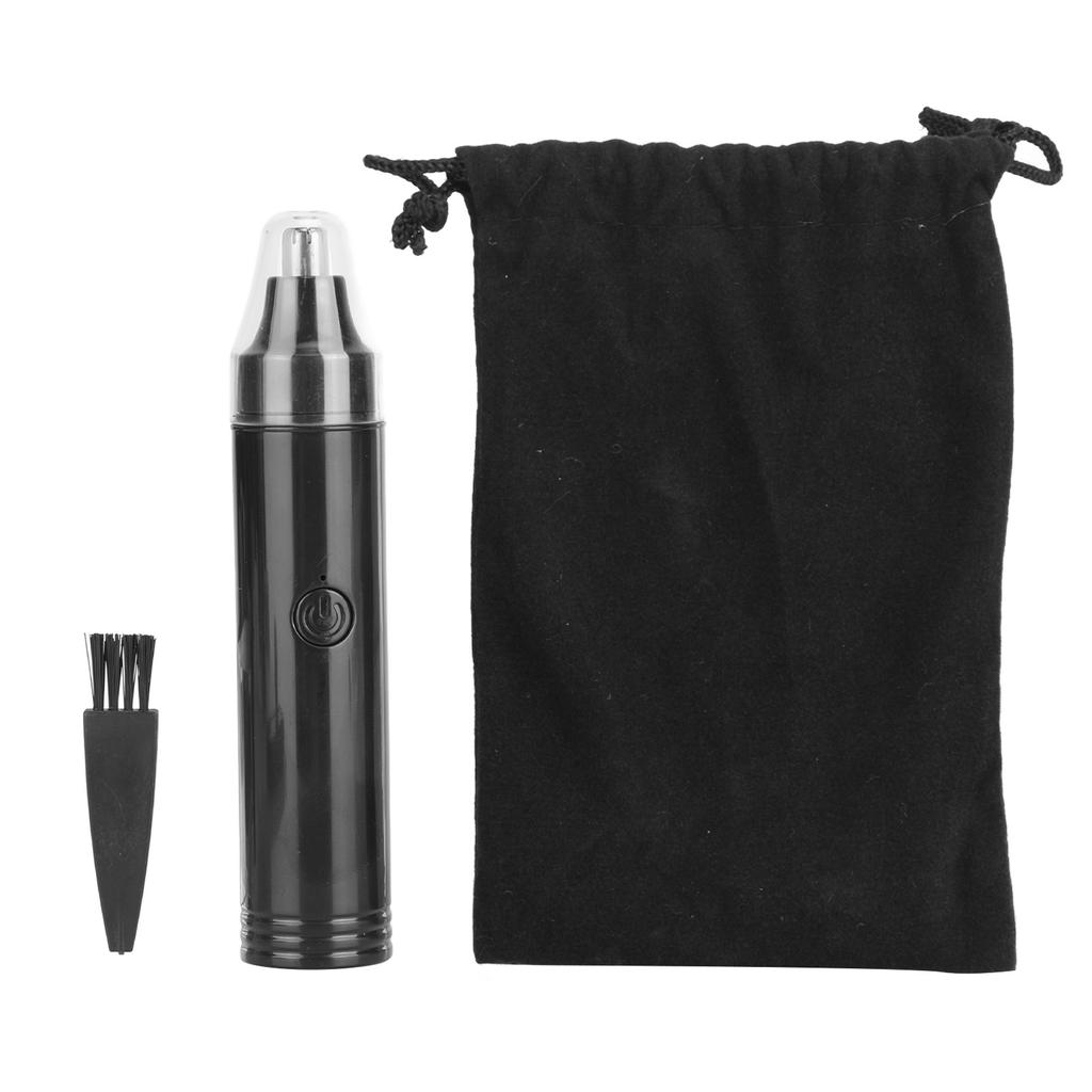 Nose Trimmer Rechargeable Wireless Full Automatic Built in Lithium Battery Nose Hair Shaver Black