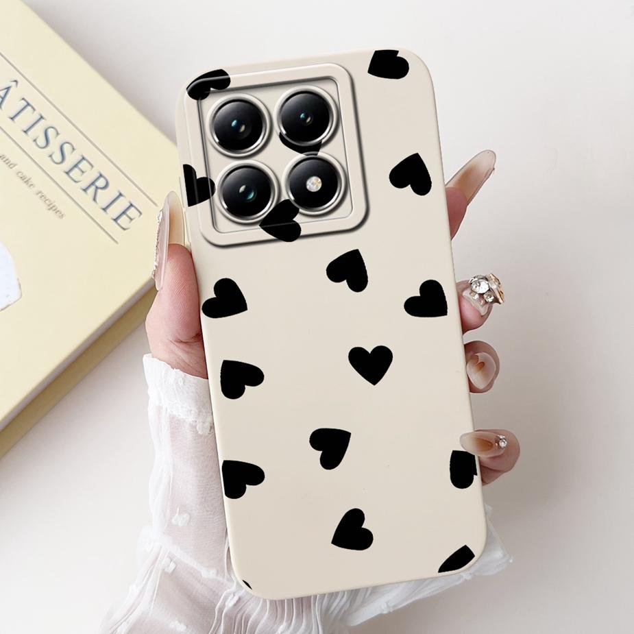 For Xiaomi 14T Pro Case Stylish Flowers Cartoon Cover Shockproof Soft TPU Phone Case For Xiaomi Mi 14T Pro Mi14T 5G Fundas Coque