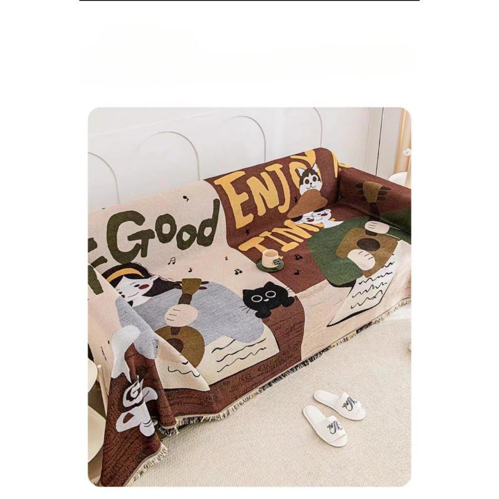 

Sofa Cover Cloth All-season Universal Thread Blanket 180x180cm