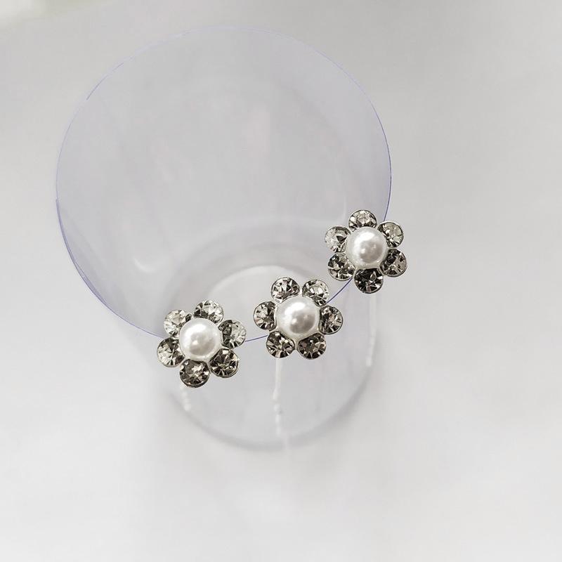Pearl Hair Pins Pearl  Bobby Hair Pin Wedding Hair Accessories U Pearl Shaped Hair Pins For Brides Bridesmaids Women