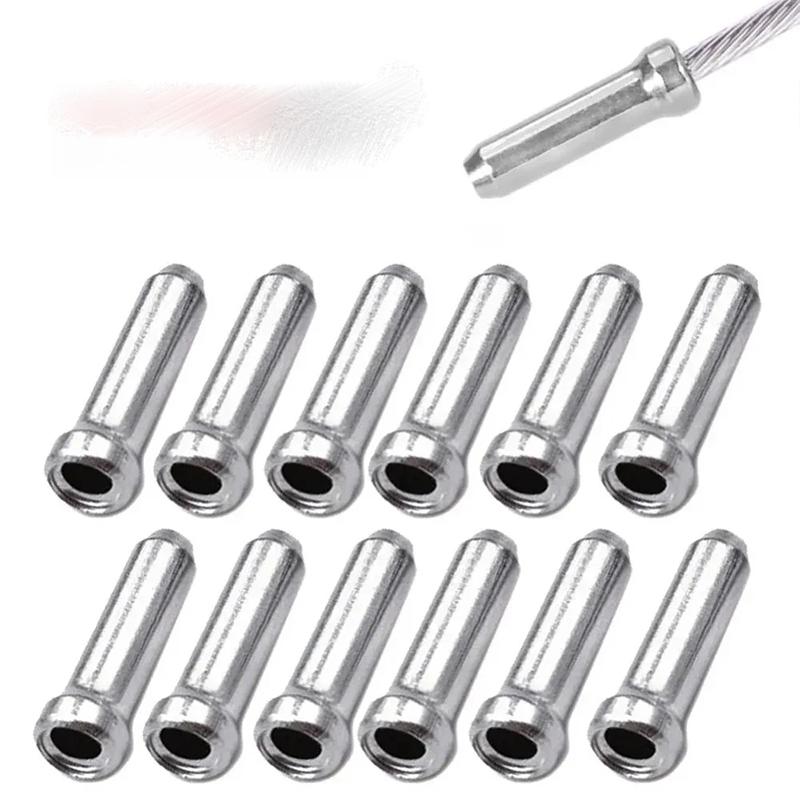 Crimps Tips Cycling Parts 20Pcs Bike Cable End Fitting Aluminum Alloy Cable End Caps Bicycle Brake Derailleur Shifter Caps